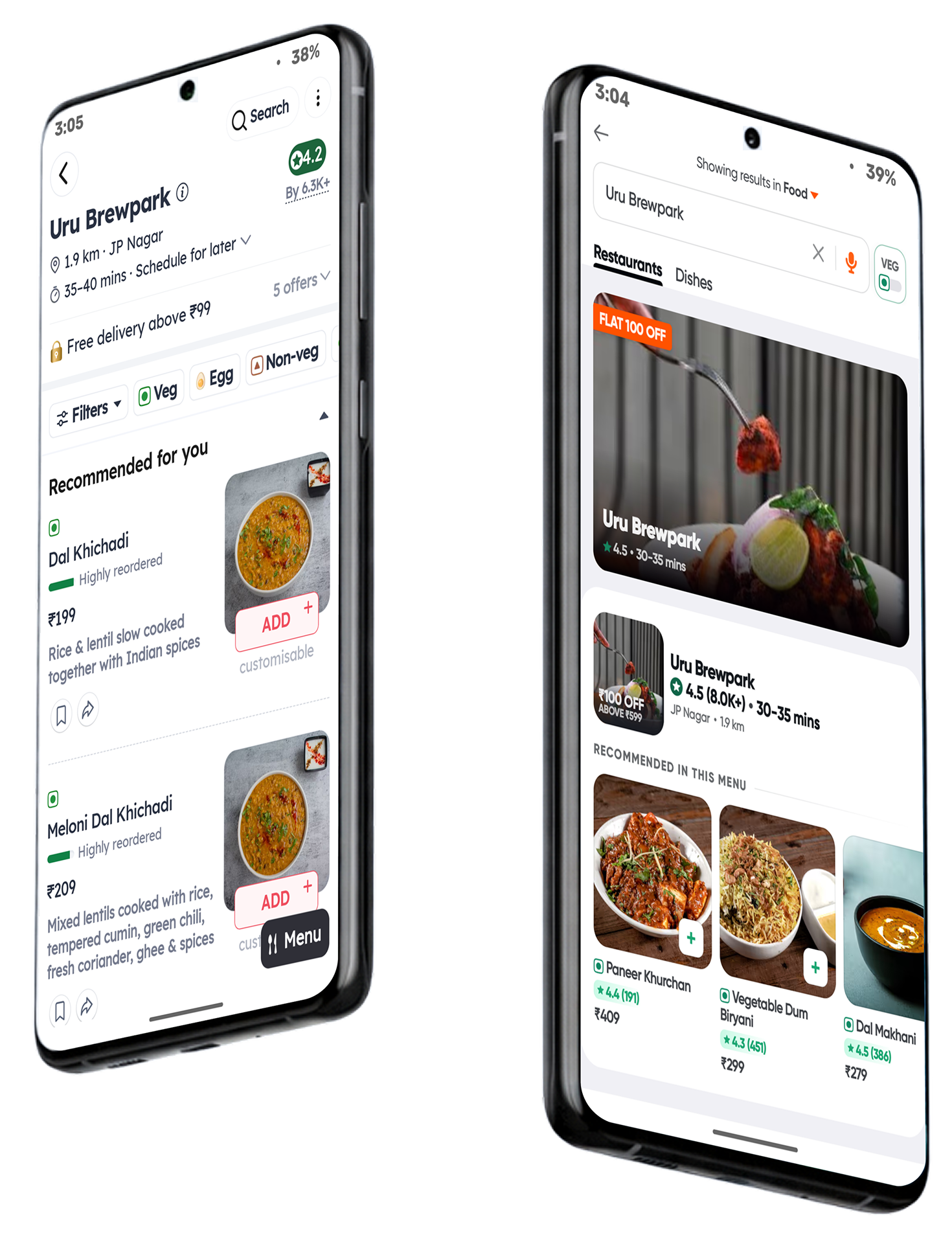 Food ordering app